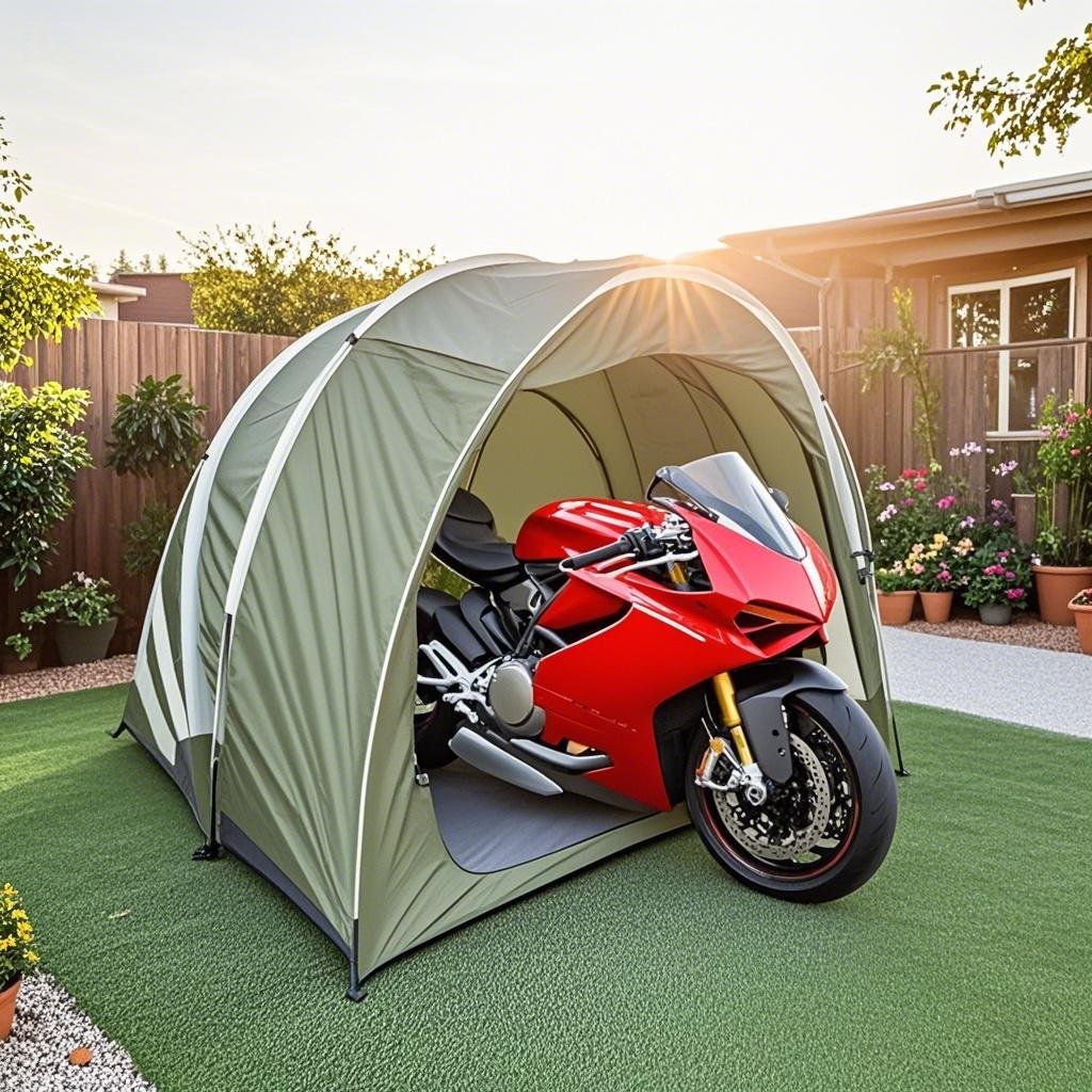Grow Tent 4X4 - เต็นท์โรงรถ E-Bike รถจักรยานยนต์ 5 ตําแหน่ง -